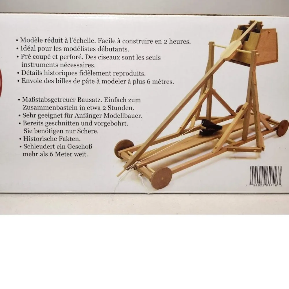 NEW Pathfinders Medieval Trebuchet Siege Engine Catapult Building Set Kit Craft